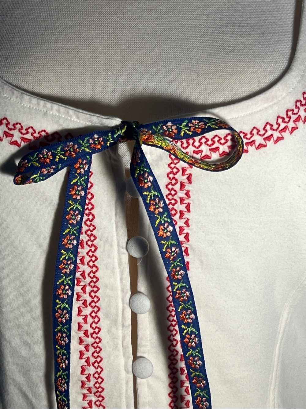 Free People Mada fitted peasant blouse-NWT - Picture 7 of 16
